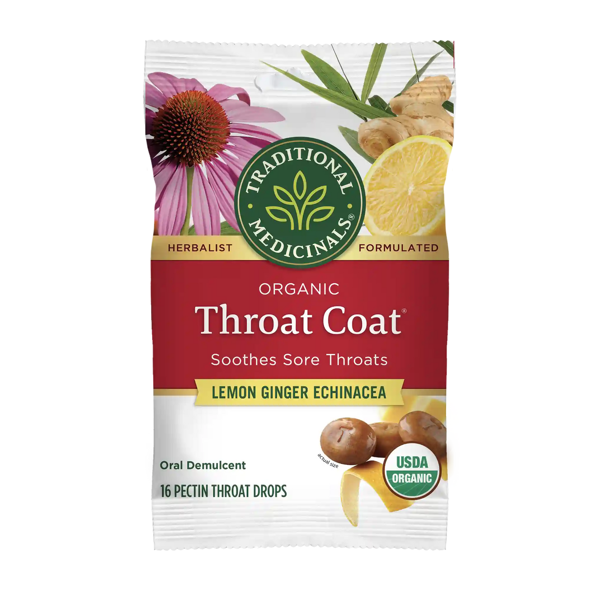 Throat Coat® Lemon Echinacea Lozenges (Wholesale)