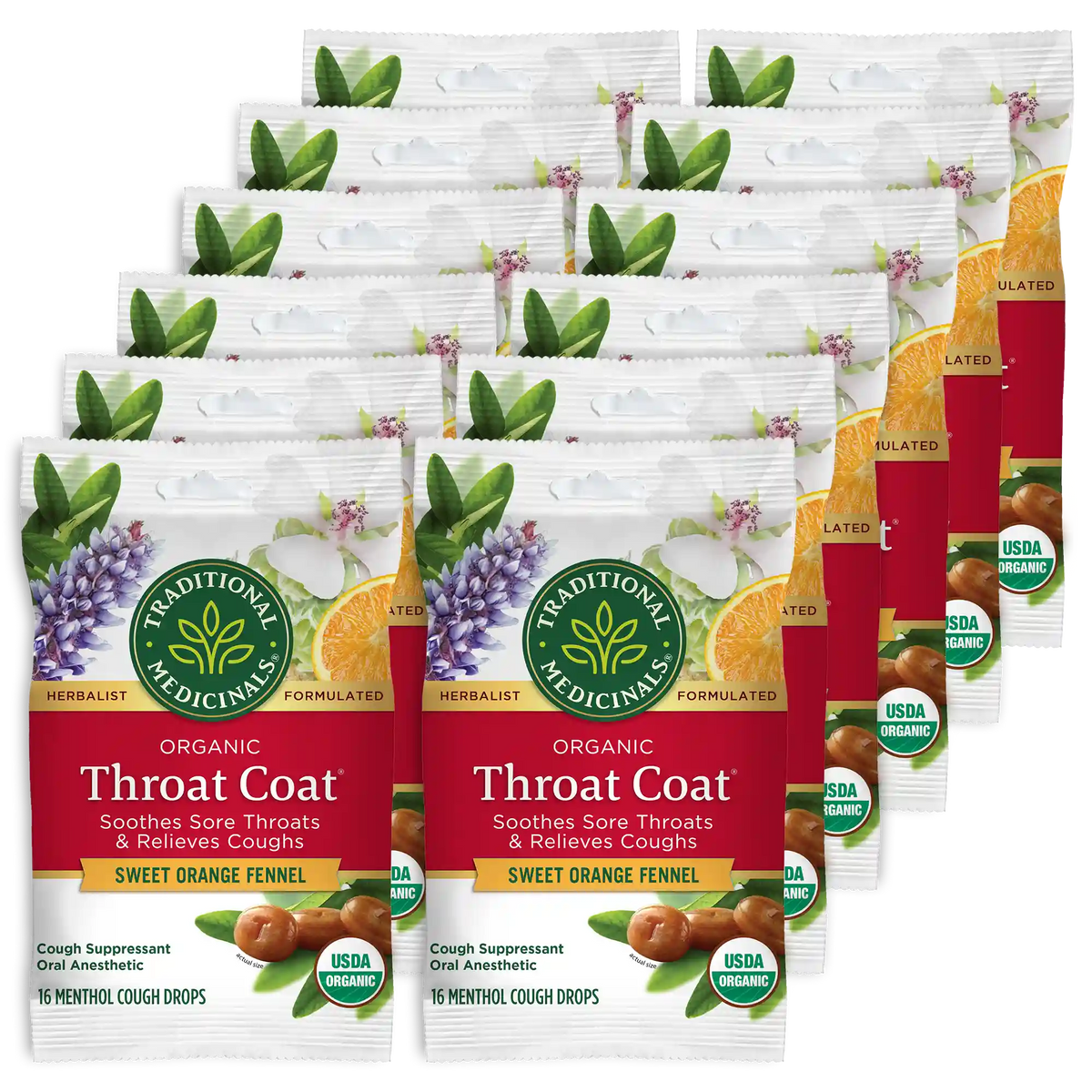 Throat Coat® Sweet Orange Fennel Lozenges (Wholesale)