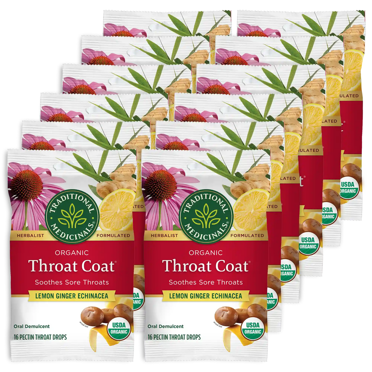Throat Coat® Lemon Echinacea Lozenges (Wholesale)